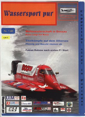 Wassersport pur, Heft 7/05, Preis: 4,90 Euro